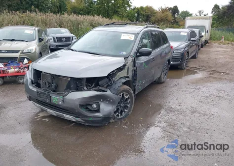 2020 Nissan Pathfinder Sl 4Wd z USA, uszkodzony, nr VIN 5N1DR2CMXLC619981